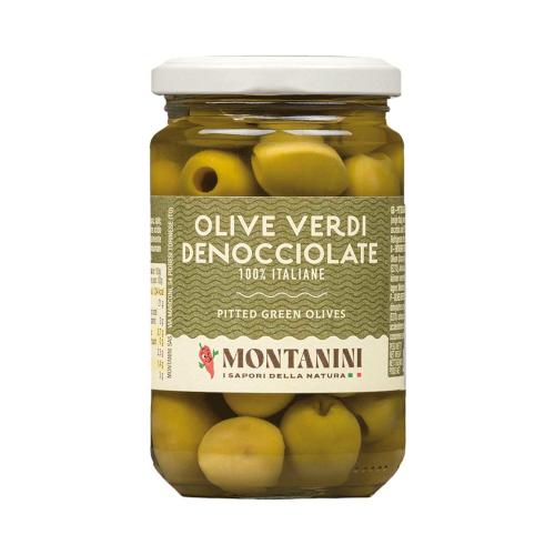 MONTANINI - Grüne Oliven - entsteint aus Italien 280g